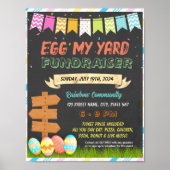 Egg My Yard Fundraiser sjabloon Poster (Voorkant)