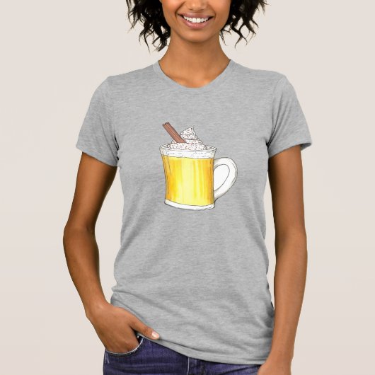 Egg Nog Eggnog Drink Kerstvakantie Cocktail T-shirt (Voorkant)
