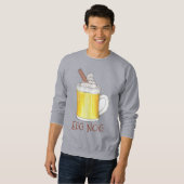 Egg Nog Eggnog Ugly Kerstfeestdag Xmas Sweater (Voorkant volledig)