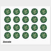 Egg Nog Green Cream Rode Sticker (Vel)