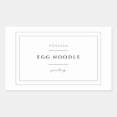 Egg Noodles Etiket Sticker (Voorkant)