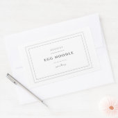 Egg Noodles Etiket Sticker (Envelop)