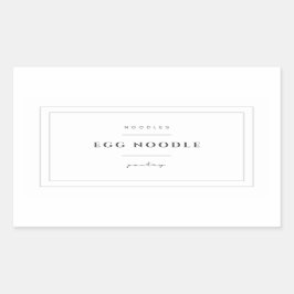 Egg Noodles Etiket Sticker
