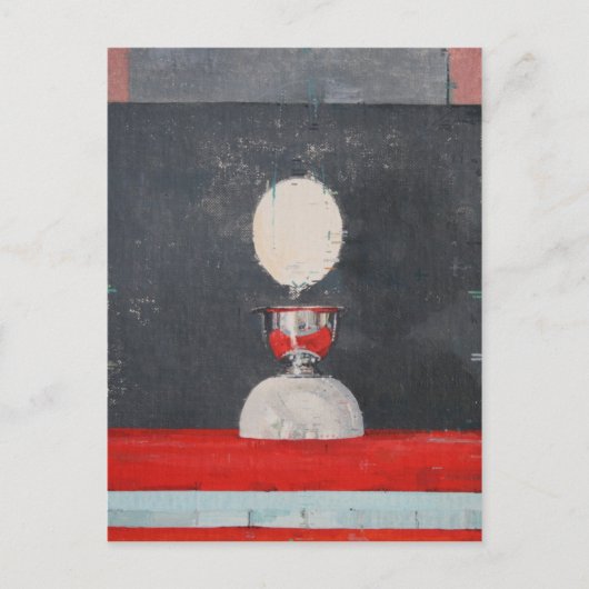 Egg over red and black briefkaart (Voorkant)