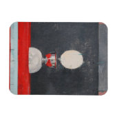 Egg over red and black magneet (Horizontaal)
