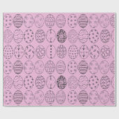 Egg Parade (klein) in roze inpakpapier (Vlak)