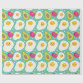 Egg Pattern Wrapping Paper Cadeaupapier (Vlak)