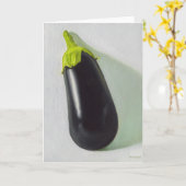 Egg Plant/Aubergine Kaart (Gele Bloem)