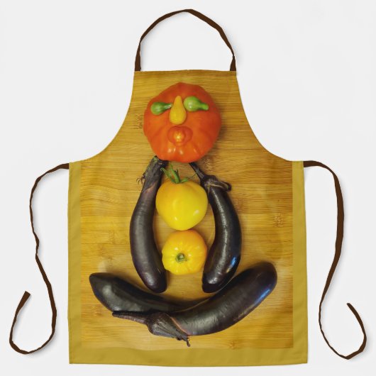 Egg Planti Planti All-Over Print Schort (Voorkant)