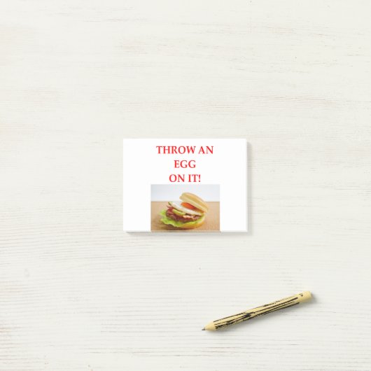 EGG POST-IT® NOTES (Op bureau)