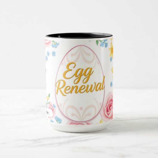 Egg Renewal Pattern Mug Mok (Midden)