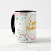 Egg Renewal Pattern Mug Mok (Voorkant links)