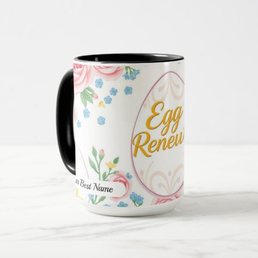 Egg Renewal Pattern Mug Mok (Voorkant links)
