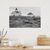 Egg Rock Light Station Poster (Keuken)