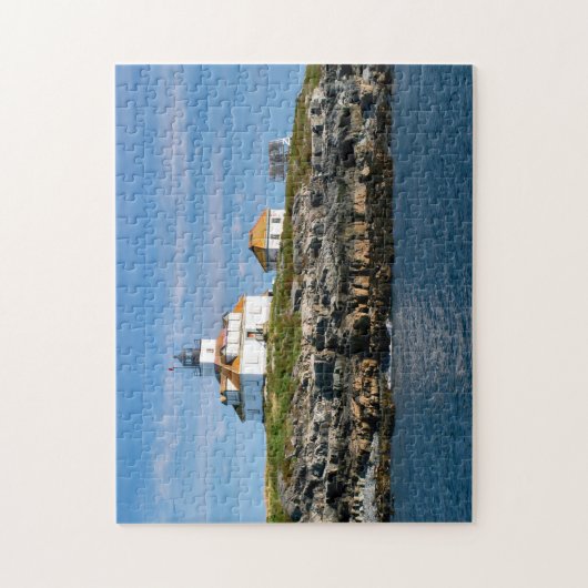 Egg Rock Lighthouse Bar Harbour Maine Jigzaag Puzz Legpuzzel (Verticaal)