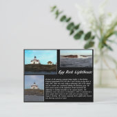 Egg Rock Lighthouse Briefkaart (Staand voorkant)
