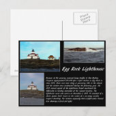 Egg Rock Lighthouse Briefkaart (Voorkant / Achterkant)