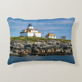 Egg Rock vuurtoren bar Harbour Maine Accent Pillow Kussen