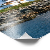 Egg Rock vuurtoren, Bar Harbour Maine Photo Print Foto Afdruk (Hoek)