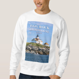 Egg Rock vuurtoren, Bar Harbour Maine Sweatshirt