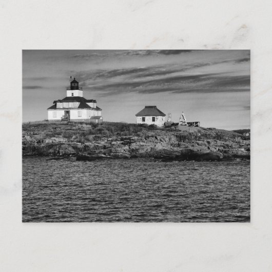 Egg Rock vuurtoren Maine-Briefkaart Briefkaart (Voorkant)