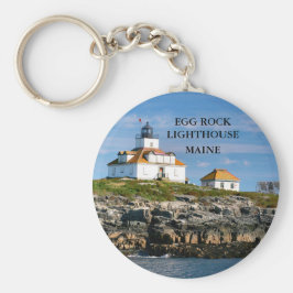 Egg Rock vuurtoren, Maine Sleutelhanger