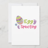 Egg Specting Zwangerschap - Grappige Pasen Zwanger Feestdagenkaart (Voorkant)