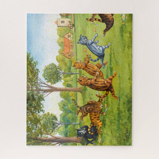 Egg & Spoon Race by Louis Wain Legpuzzel (Verticaal)