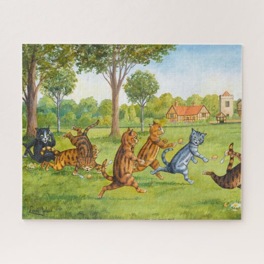 Egg & Spoon Race by Louis Wain Legpuzzel (Horizontaal)