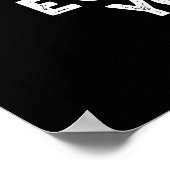 Egg spress Yourself Funny Egg Pun Dark BG Poster (Hoek)