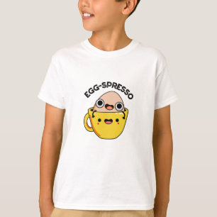 Egg-spresso Grappige Ei Koffie Pun T-shirt