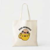 Egg-spresso Grappige Ei Koffie Pun Tote Bag (Voorkant)
