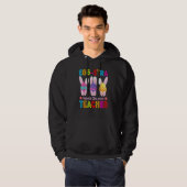 Egg Star speciale kinderopvang leraar konijn paasd Hoodie (Voorkant volledig)