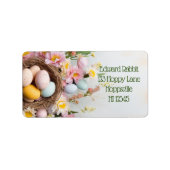 Egg-static Mail: Verruim uw paasleveringen Etiket (Voorkant)