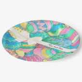 Egg-stavaganza Pastel Easter Eggs Papieren Bordje (Gekanteld)