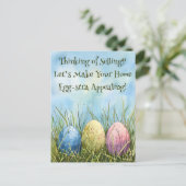 Egg-stra Aantrekkelijke Vastgoed Vastgoed Vastgoed Briefkaart (Staand voorkant)