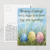 Egg-stra Aantrekkelijke Vastgoed Vastgoed Vastgoed Briefkaart (Voorkant / Achterkant)