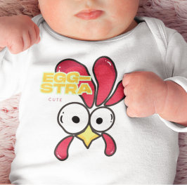 EGG-STRA Cute Rooster Romper