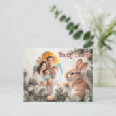  🐇Egg-stra Heerlijk Feestdagenkaart (Staand voorkant)