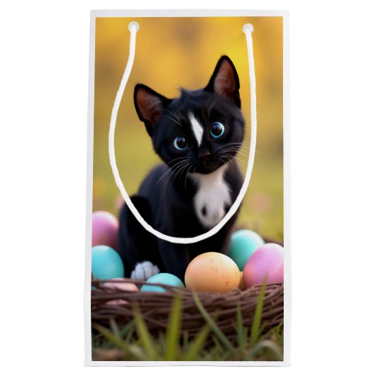 Egg-stra Schattige: Felini's Springtime Surprise Klein Cadeauzakje (Voorkant)