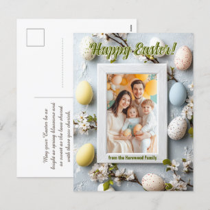  🐇Egg-stra Schattigee paasgroeten Feestdagenkaart