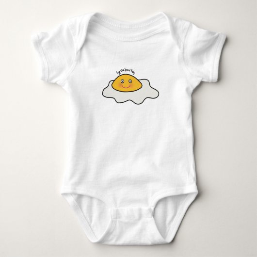 Egg-stra Special Baby Egg Theme Baby Bodysuit (Voorkant)