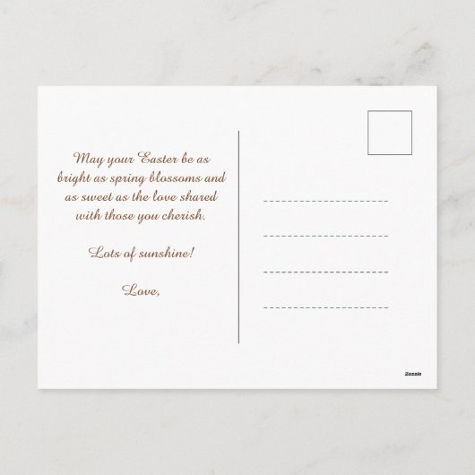  🐇Egg-stra Special Easter Wish Feestdagenkaart (Achterkant)