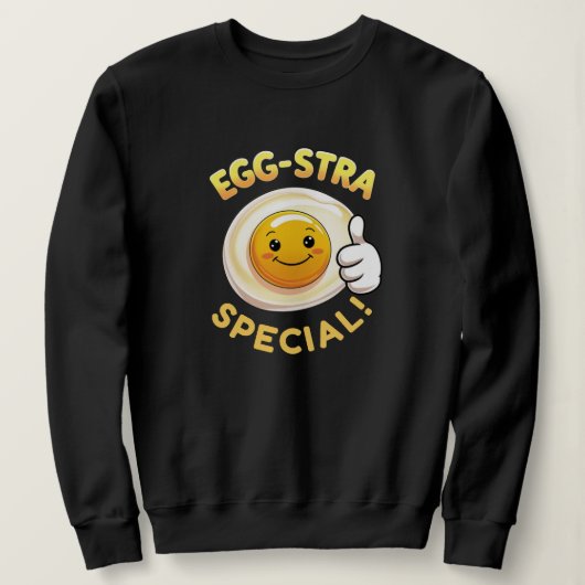 🥚 Egg-stra Special – Grappig Schattige Egg Pun Sw Trui (Design voorkant)