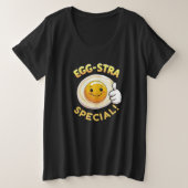 🥚 Egg-stra Special – Grappig Schattige Egg Pun T- Grote Maat T-shirt (Design voorkant)