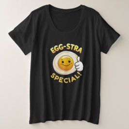 🥚 Egg-stra Special – Grappig Schattige Egg Pun T- Grote Maat T-shirt