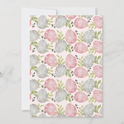 Egg-stra Sweet Easter Egg Hunt Kaart (Achterkant)