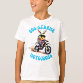 Egg-Streme Motocross - Ostern-Sprücheshirt T-shirt (Voorkant)