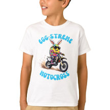 Egg-Streme Motocross - Ostern-Sprücheshirt