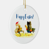 Egg Theif  Grappig Jenny Nyström Pasen Keramisch Ornament (Rechts)